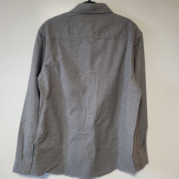 NFL x Darius Rucker Buffalo Bills Gray Gaucho Pearl snap Flannel Shirt size medi - Picture 4 of 10